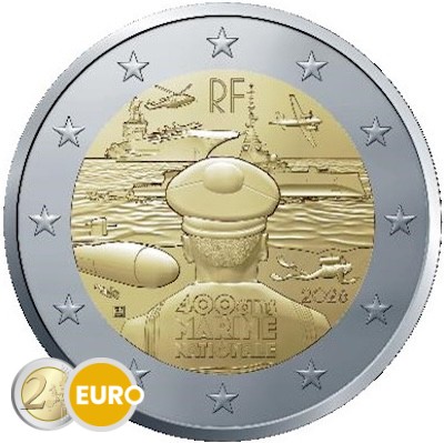 2 euros France 2026 - Marine nationale UNC