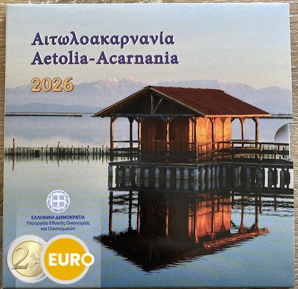Euro set BU FDC Greece 2026 Aetolia-Acarnania