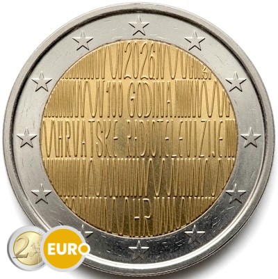 2 euro Kroatië 2026 - Kroatische radio UNC