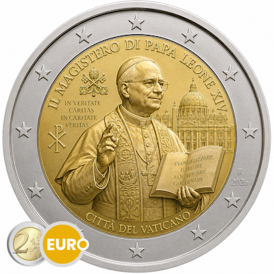 2 euro Vatican 2026 - Magisterium BU FDC