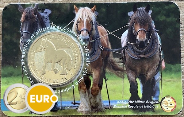2,50 euro België 2026 - Brabants trekpaard BU FDC Coincard FR