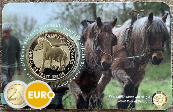 2,50 euro België 2026 - Brabants trekpaard BU FDC Coincard NL