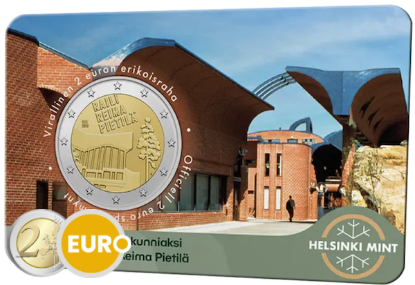 2 euro Finland 2026 - Raili en Reima Pietilä BU FDC Coincard FI / SE
