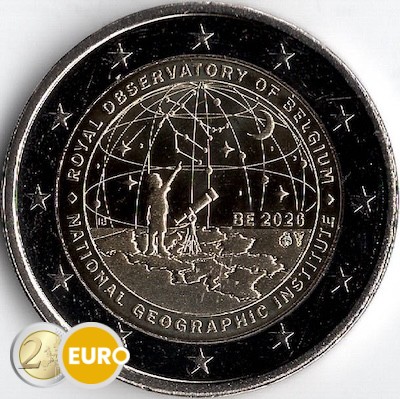 2 euro Belgium 2026 - National Geographic Institute and Royal Observatory UNC