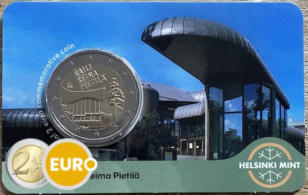 2 euros Finlande 2026 - Raili et Reima Pietilä BU FDC Coincard EN